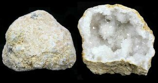 4 - 5" Sparkling Quartz Geodes From Morocco