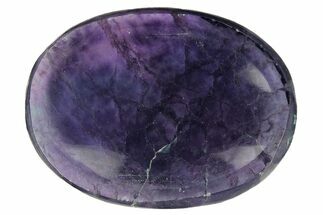 Purple Fluorite Worry Stones - 1.5" Size