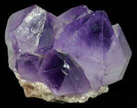 Amethyst Crystal Cluster on Matrix - Morocco #57041