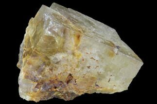Yellow-Green, Cubic Fluorite Crystal - Morocco #92254