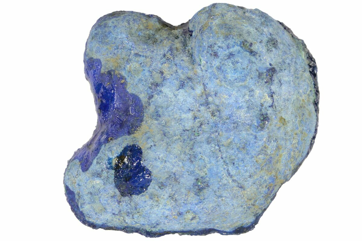 Vivid Blue Cut Polished Azurite Nodule Siberia For