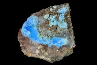 Blue Cyanotrichite Crystal Formation - China #147667