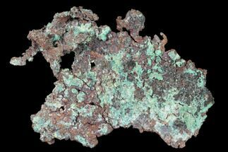 Natural, Native Copper with Cuprite - Carissa Pit, Nevada #168883