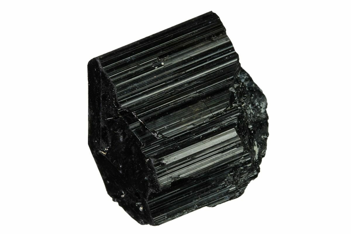 Terminated Black Tourmaline Schorl Crystal Madagascar