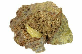 Yellow-Green Adamite Crystal Cluster - Ojuela Mine, Mexico #183427