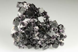 Pristine, Purple Cubic Fluorite Cluster - Okorusu Mine, Namibia #191982