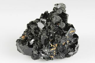Black Tourmaline (Schorl) Crystal Cluster - Mexico #190526