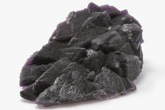 Dark Purple, Stepped-Octahedral Fluorite - Yiwu, China #197086