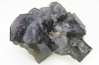 Colorful Cubic Fluorite Crystals with Phantoms - Yaogangxian Mine #217420