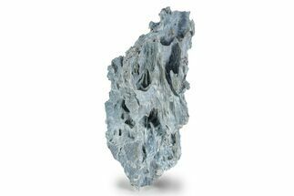 Blue, Fibrous Chalcedony Formation - India #178465
