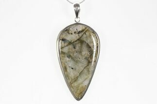 Flashy, Labradorite Pendant (Necklace) - Sterling Silver #238624