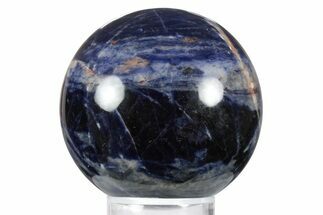 Deep Blue, Polished Sodalite Sphere #241715