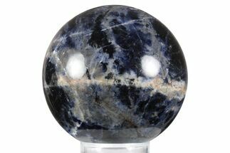 Deep Blue, Polished Sodalite Sphere #241731