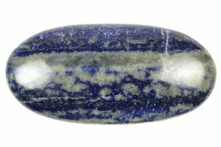 Polished Lapis Lazuli Palm Stone - Pakistan #250672