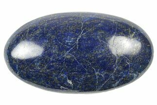 Polished Lapis Lazuli Palm Stone - Pakistan #250676