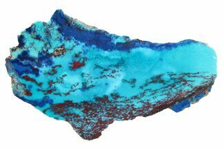 Colorful Chrysocolla and Shattuckite Section - Mexico #260661