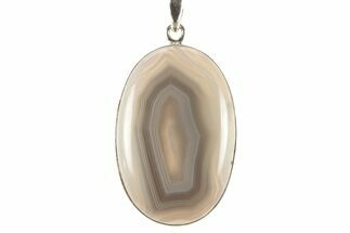 Botswana Agate Pendant (Necklace) - Sterling Silver #262141