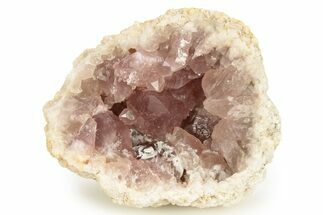 Sparkly Pink Amethyst Geode Section - Argentina #271278
