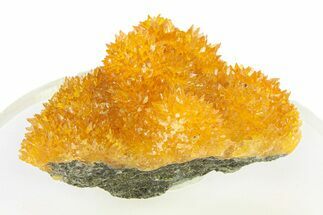 Intense Orange Calcite Crystal Cluster - Poland #282252