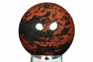Polished Mahogany Obsidian Sphere - Mexico #283187