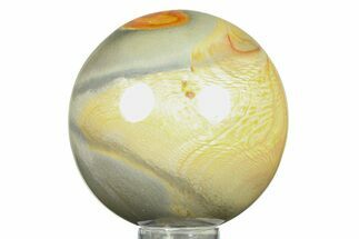Polished Polychrome Jasper Sphere - Madagascar #283270