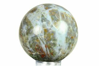 Polished Colorful Jasper-Agate Sphere - Madagascar #283703