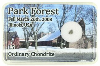 Park Forest Meteorite Fragment - Illinois Witnessed Fall #285535