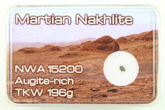 Martian Nakhlite Meteorite Fragment - NWA #285777