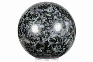 Polished, Indigo Gabbro Sphere - Madagascar #289863