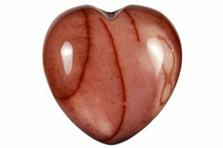 1.5" Polished Mookaite Jasper Heart
