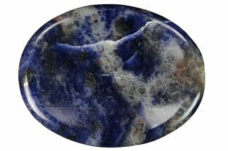 1.5" Polished Sodalite Worry Stone