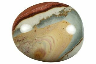 Large, Polished Polychrome Jasper Stone