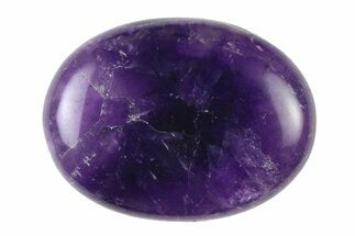 1.5" Polished, Deep Purple Amethyst Pocket Stone - Uruguay