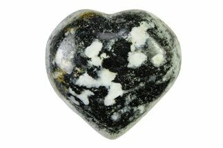 1.6" Polished Zebra Jasper Heart