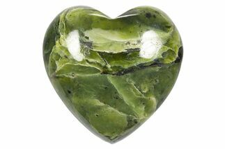 1.6" Polished Polished Jade (Nephrite) Hearts
