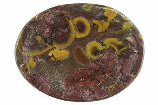 1.5" Polished Fruit Jasper Worry Stones