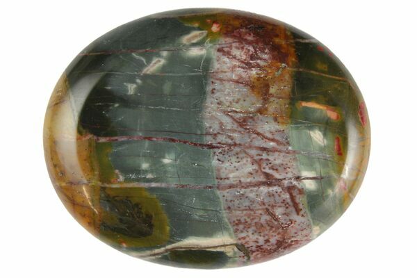 8mm Map Stone Picasso Jasper Gemstone Beads | Hackberry Creek