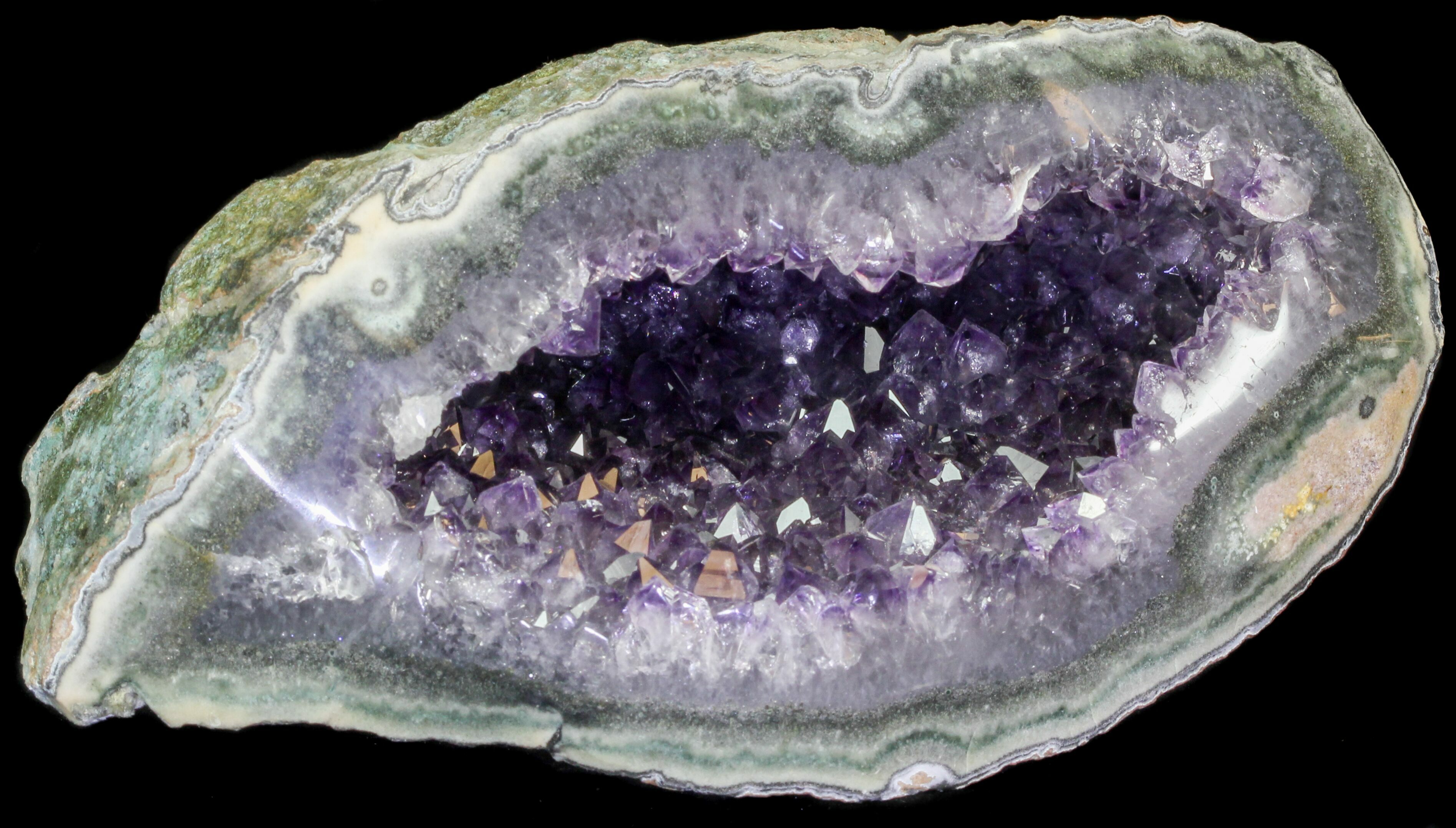 8" Gorgeous Amethyst Crystal Geode - Uruguay For Sale (#30904