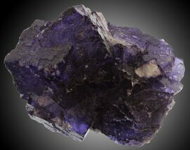 Deep Purple Fluorite Crystals - Múzquiz, Mexico #30397