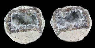 Las Choyas Geode With Quartz & Chalcedony #36221