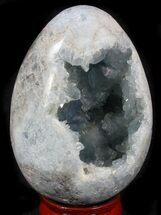 Gorgeous Celestine (Celestite) Geode Egg - Madagascar #37067