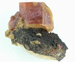 Red Vanadinite Crystals on Matrix - Morocco #38508