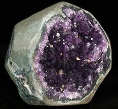 Glimmering, Purple Amethyst Geode - Uruguay #40596
