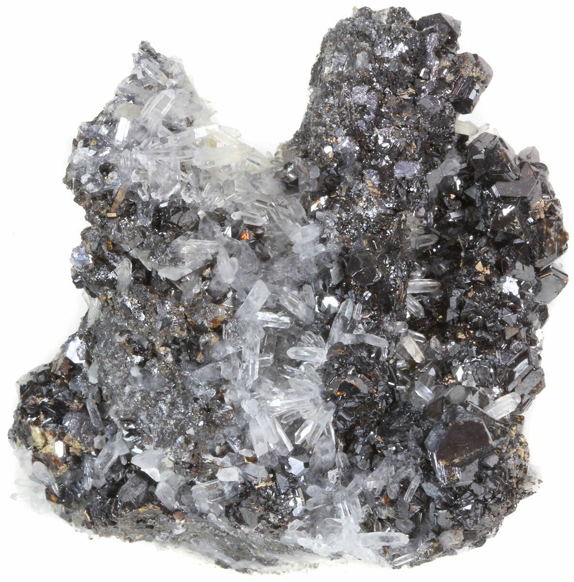 2.3 Lustrous Hematite Crystal Cluster - South Africa