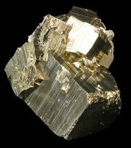 Glimmering Cubic Pyrite Cluster - Peru #44581