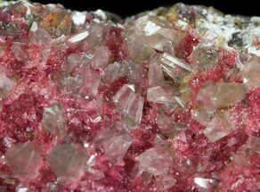 Incredible Roselite and Calcite Crystals - Morocco #44769