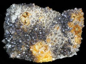 Quartz Cluster with Iron/Manganese Oxide - Diamond Hill #44798