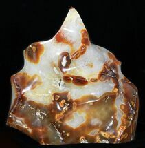 Tall, Polished Carnelian Agate Flame - (Special Price) #50702