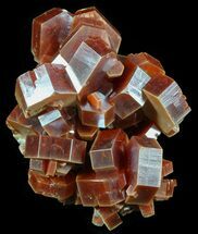 Pristine, Deep Red Vanadinite Cluster - Large Crystals #51302