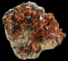 Ruby Red Vanadinite Crystals - Large Crystals #51309